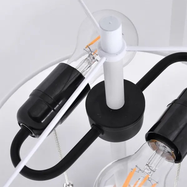 Állólámpa FOGO 2xE27/15W/230V fehér/bézs