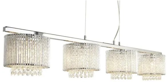 Searchlight 7094-4CC - Csillár zsinóron ELISE 4xG9/33W/230V