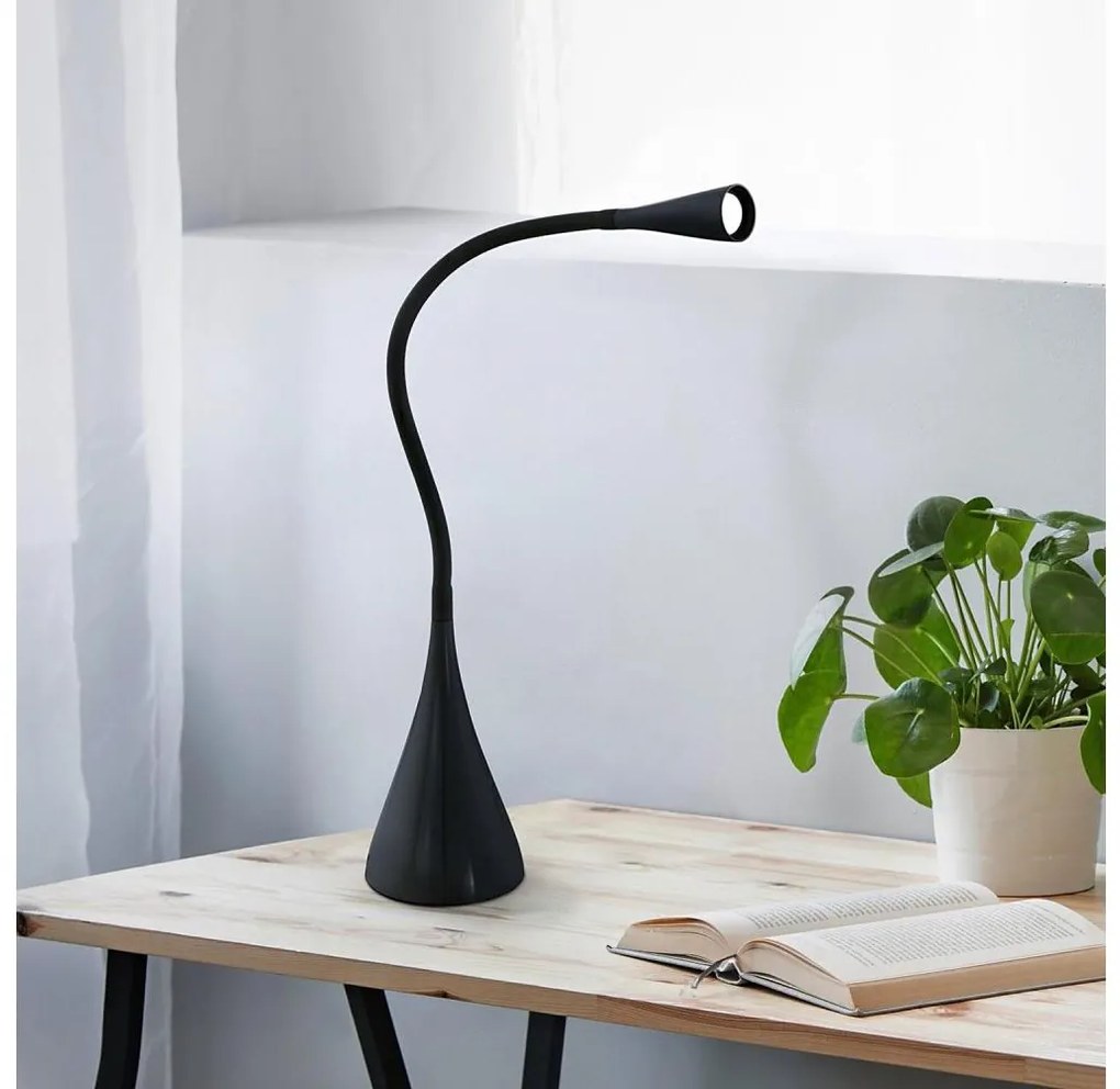 Eglo 64975 - LED Dimmelhető asztali lámpa SNAPORA PRO LED/3,5W/230V 3000K fekete