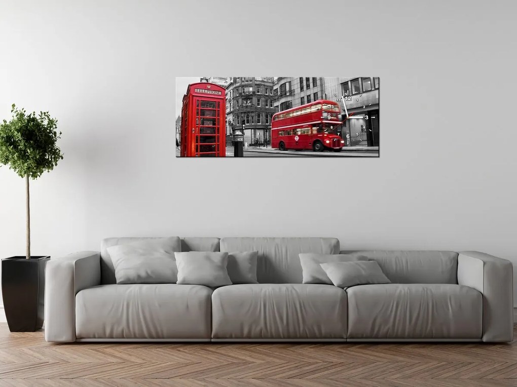 Gario Órás falikép Telefonfülke Londonban UK Méret: 60 x 40 cm