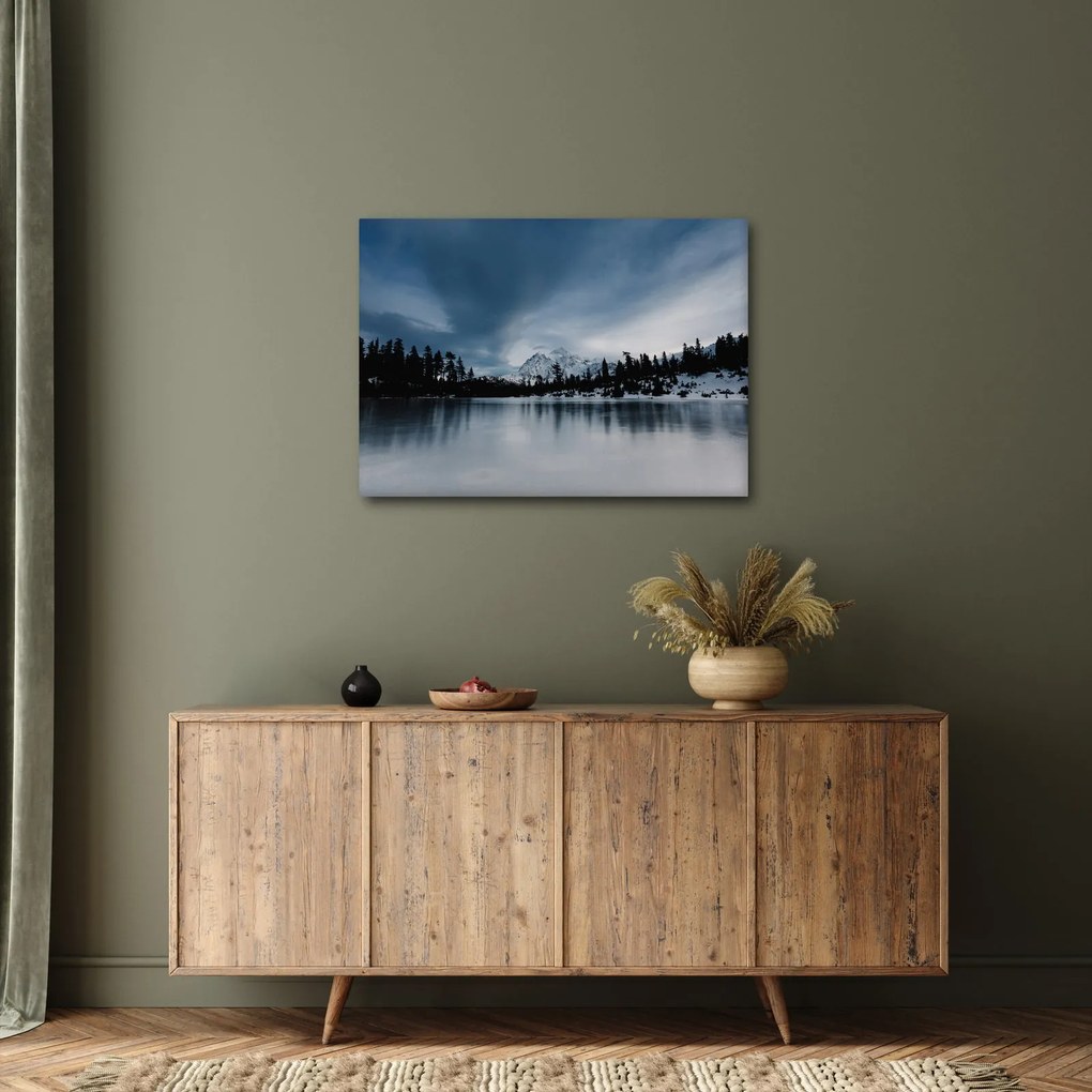Kép - A befagyott tón (70x50 cm)