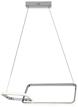 RÁBALUX 72368 MALWEN Modern Led Függesztett Lámpa Króm IP20