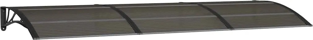 vidaXL fekete polikarbonát ajtóelőtető 300 x 100 cm