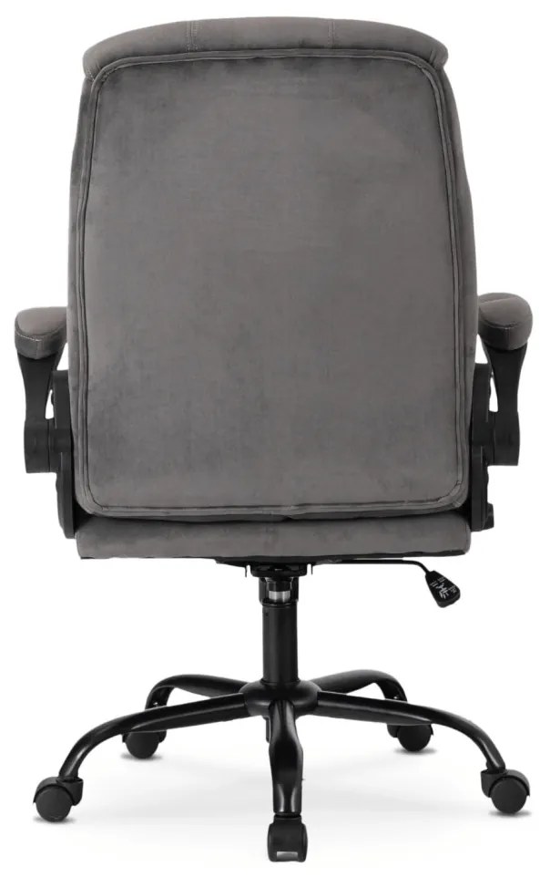 Szürke bársony irodai forgószék. COMFORT