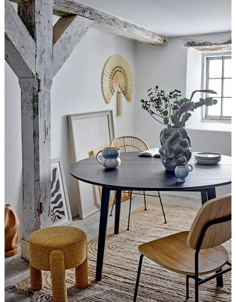 Okkersárga kárpitozott ülőke Bruno – Bloomingville