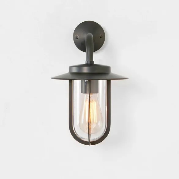 ASTRO LIGHTING 1096009 MONTPARNASSE Klasszikus Kültéri Fali Lámpa Barna, Átlátszó E27 IP44