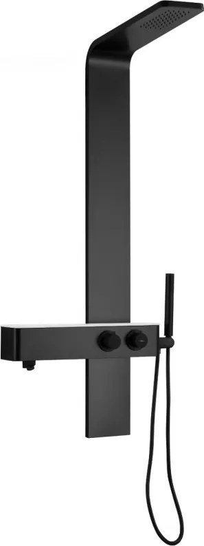 Mexen Sund zuhanypanel, fekete - 7620-02-70