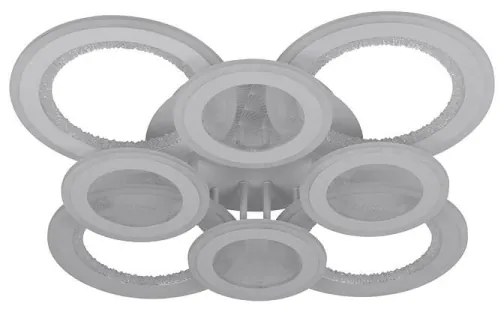 LED Dimmelhető felületre szerelhető csillár LED/200W/230V 3000-6500K + távirányítás