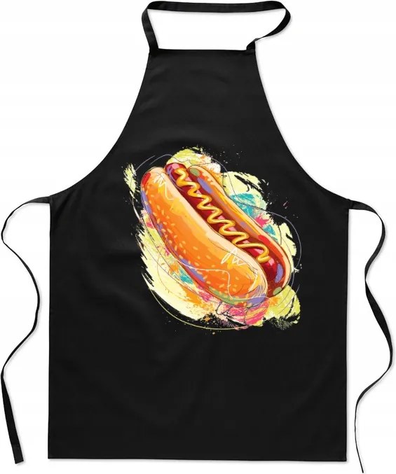 Konyhai kötény Hot Dog Divatos Nyomtatott Eladó Fan Hot Dog