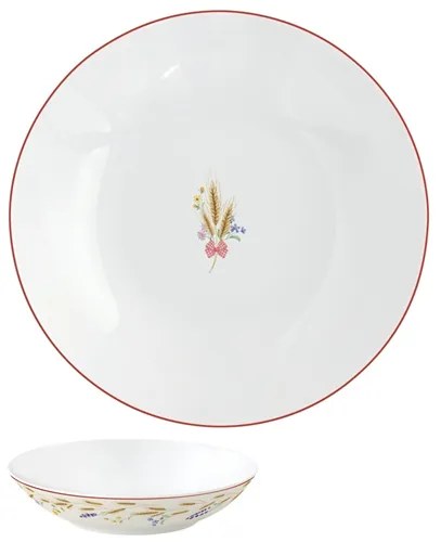 Porcelán 18 részes rusztikus étkészlet kakasos Country Life 2