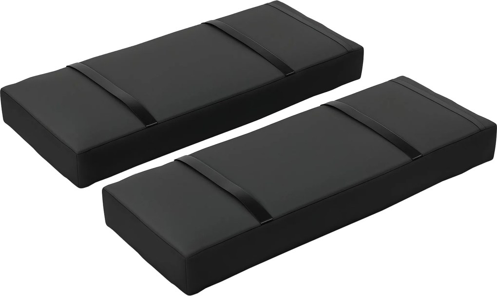 Outsunny 2 db-os Homokzsák Napernyő Stabilizálására, 25 kg-ig Tölthető Umbrella Állványhoz, 600D Oxford Anyagú, Fekete | Aosom