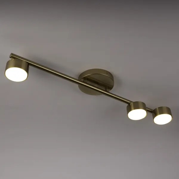 spotlámpa PUNTO 3xGX53/12W/230V arany