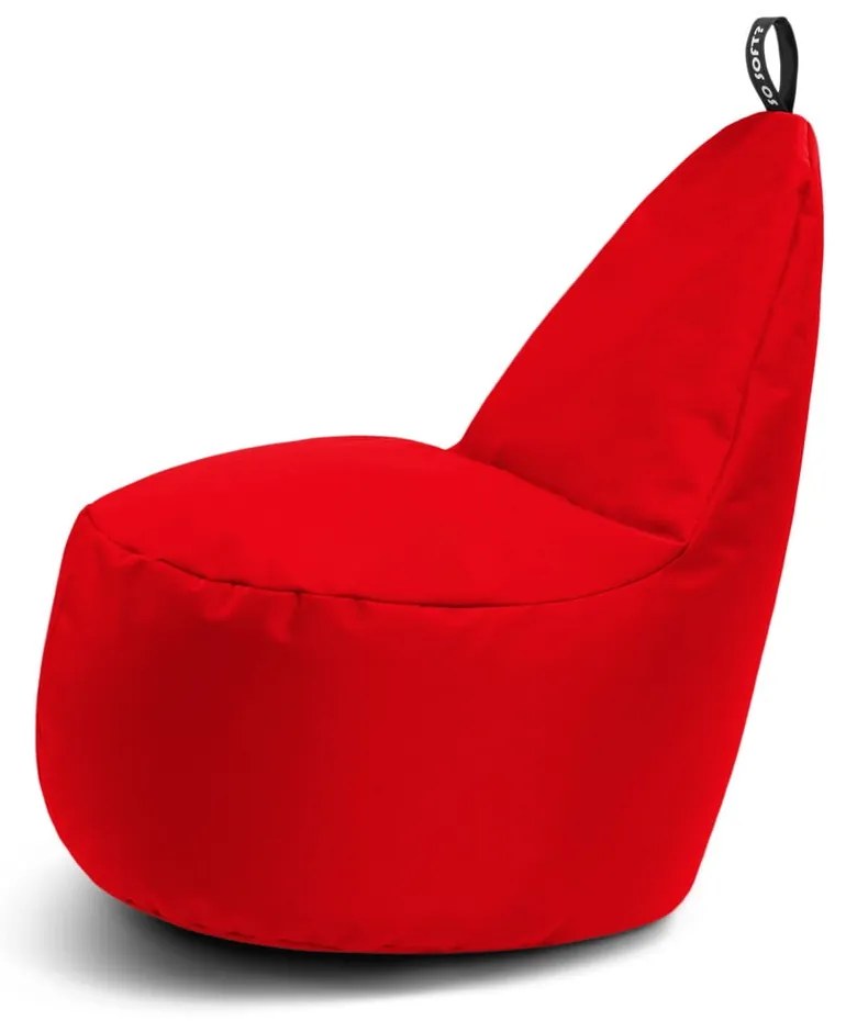 Piros gyerek babzsákfotel Lull M – So Soft?