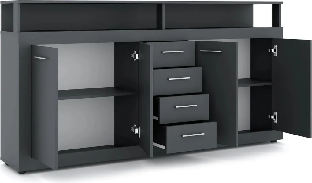 BLAGO komód 190 cm antracit