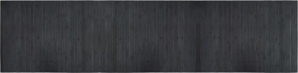 vidaXL négyszögletű szürke bambusz szőnyeg 70 x 300 cm