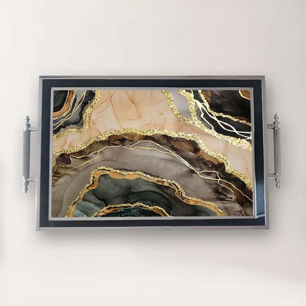 Üveg tálca, 38×24 cm – TPG10046