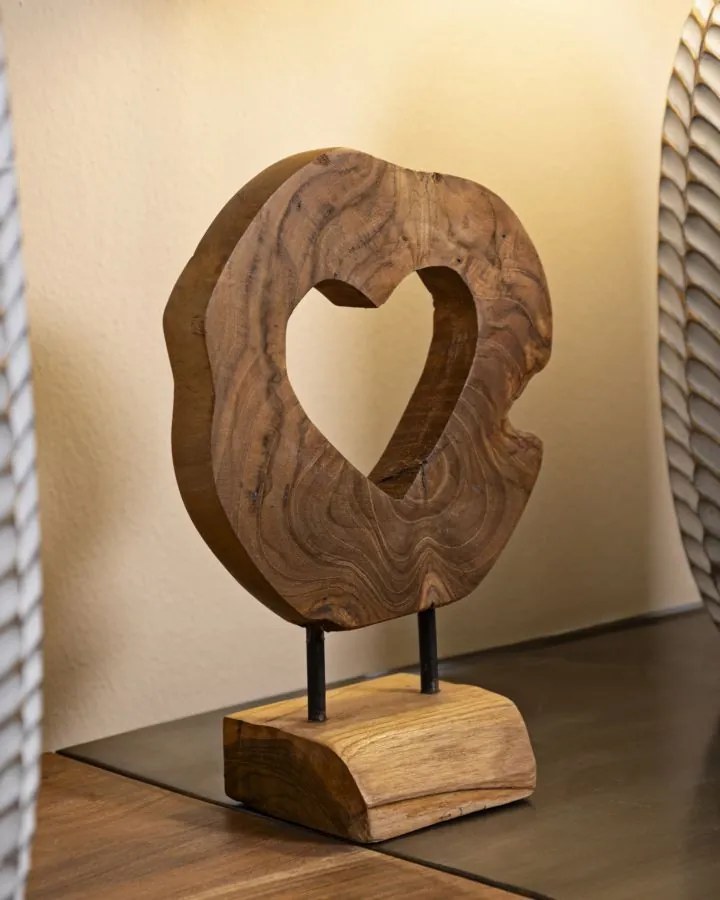 Hasi sculputre teak 20x10x28cm
