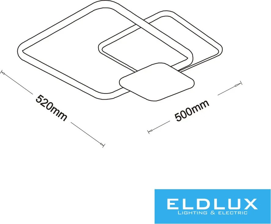 ELDLUX C31-3C Modern LED Mennyezeti Lámpa IP20