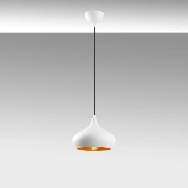 DODO zsinóros függőlámpa 1xE27/40W/230V fehér