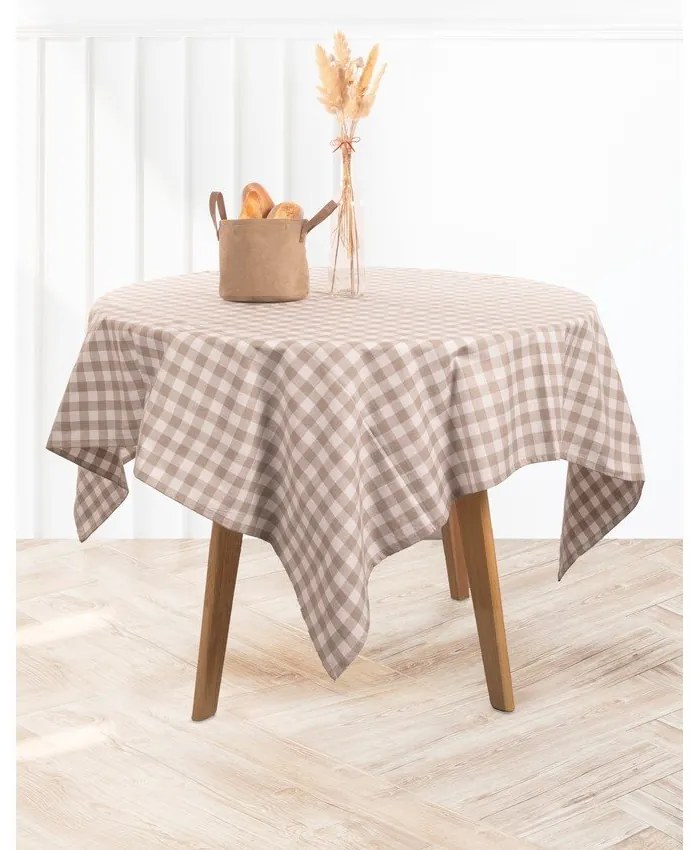 Pamut asztalterítő 150x150 cm Gingham – Tiseco Home Studio