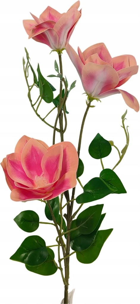 Magnólia ág X3 gumírozott rózsaszín lazac (sp)