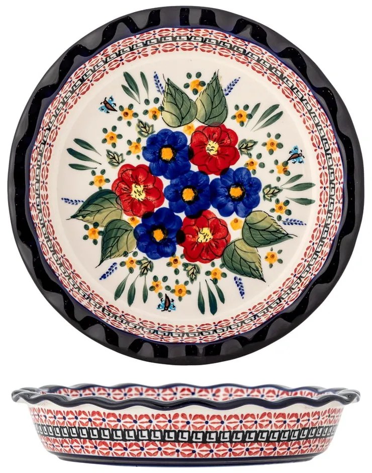 Szervírozó kőedény tányér ø 26,5 cm Florist – Bloomingville