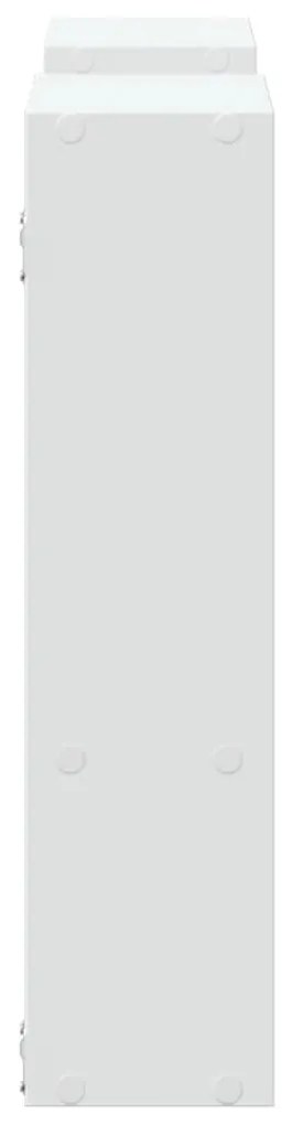 fehér fali polc 99 x 15 x 60 cm rétegelt fa