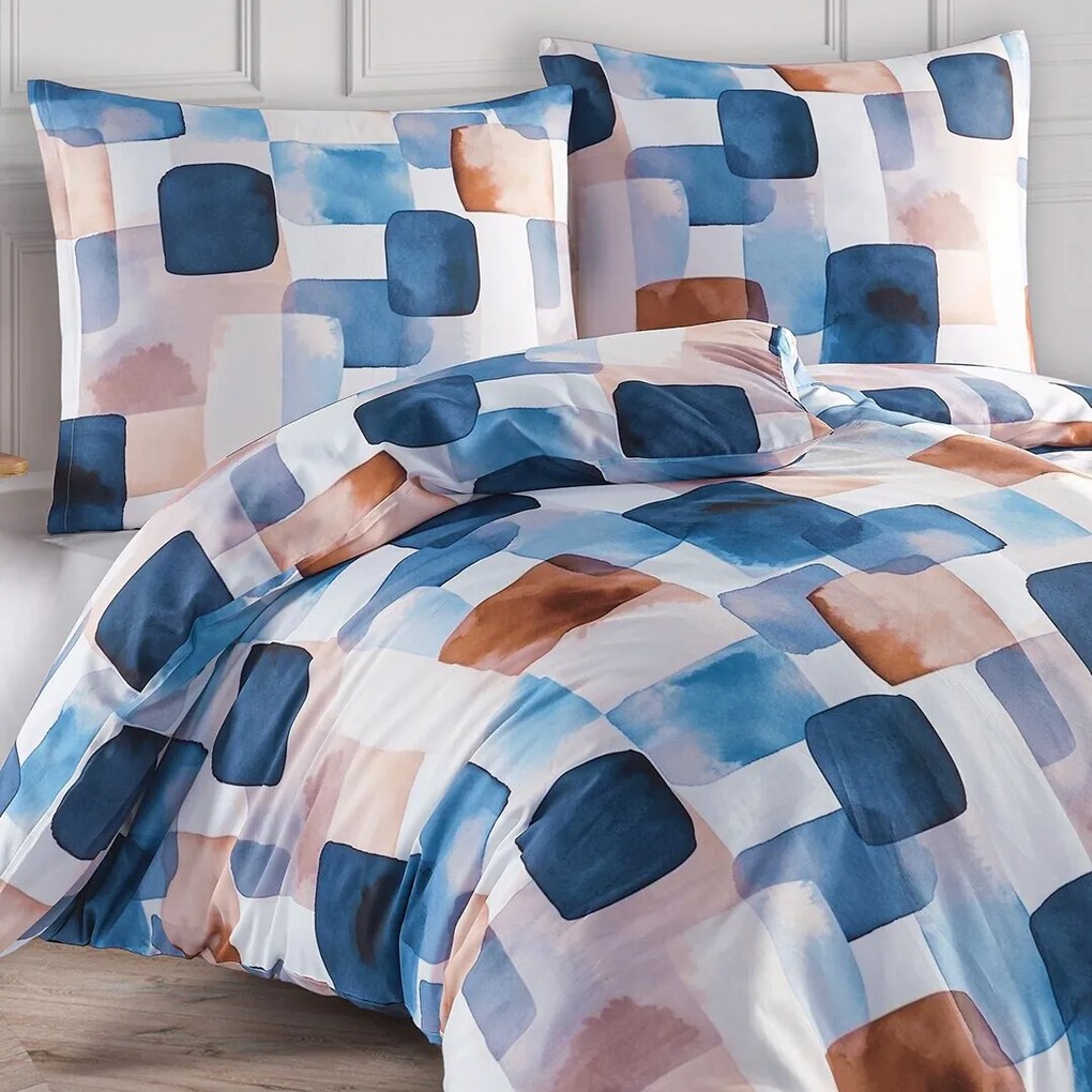 BedTex Satin ágynemű Echo, 135 x 200 cm, 80 x 80 cm, 135 x 200 cm, 80 x 80 cm