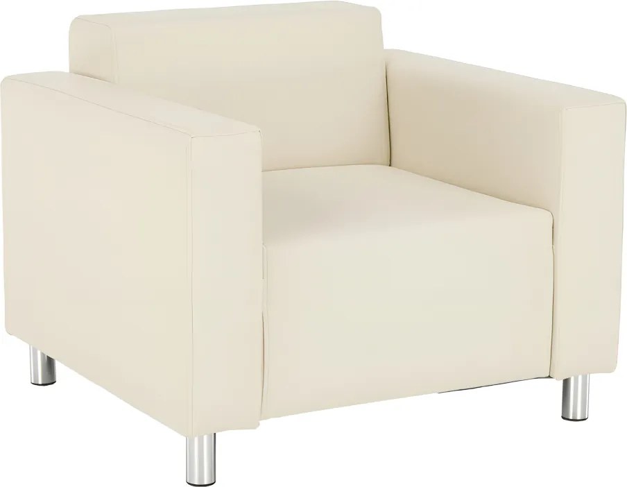 Fotel, textilbőr bézs, HOMKER