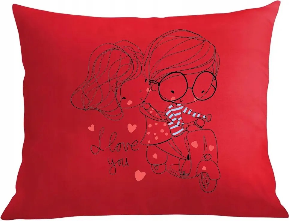 Párna párnahuzat Valentin nap Szeretlek