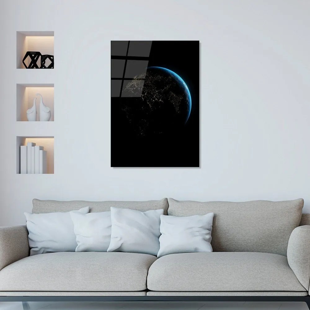 Üveg kép 70x100 cm Earth – Wallity