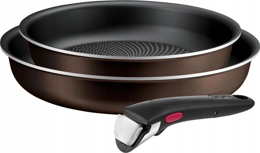Ingenio Light Cook serpenyő szett Tefal 22cm/26cm/fogantyú/Indukció/ Gáz/3El.