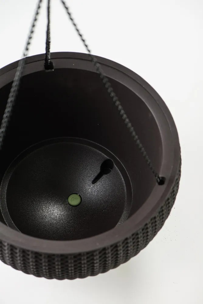 KETER HANGING SPHERE polyrattan függő virágcserép - barna