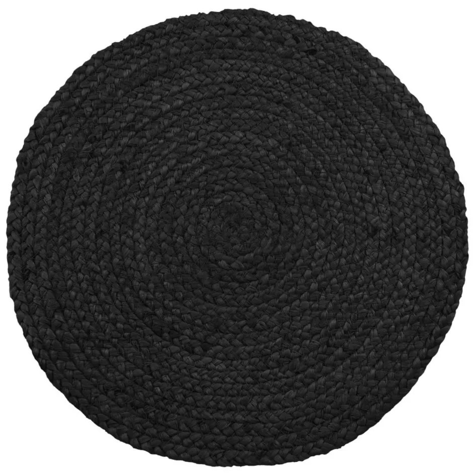 Bombay asztali alátét, jutafonat, sötétszürke, kerek 38 cm 4 db