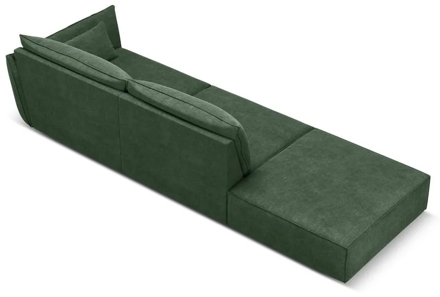 Sötétzöld heverő (jobb oldali) Vanda – Mazzini Sofas