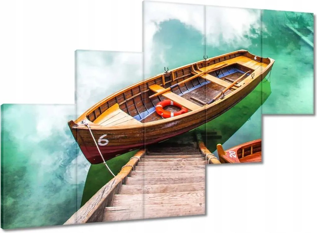 Képek 150x105 Csónak a hegyi tavon