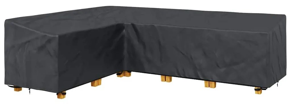 Kültéri bútor takaró Fekete 286 x 222 x 80 cm 600D szövet