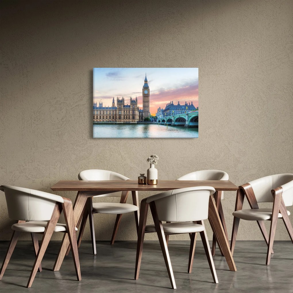 Kép - London pasztell színekben (90x60 cm)