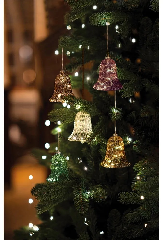 Borvörös fénydekoráció ø 9 cm Luna – Sirius