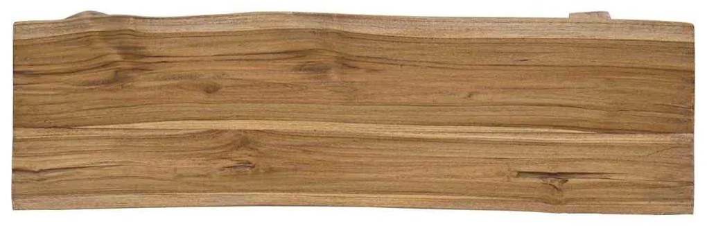 vegyes újrahasznosított fa és tömör tíkfa pad 100 x 28 x 43 cm