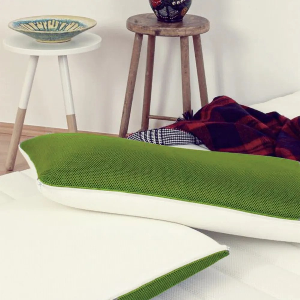 Sleepy 3D Memory párna zöld huzattal 40x70 cm