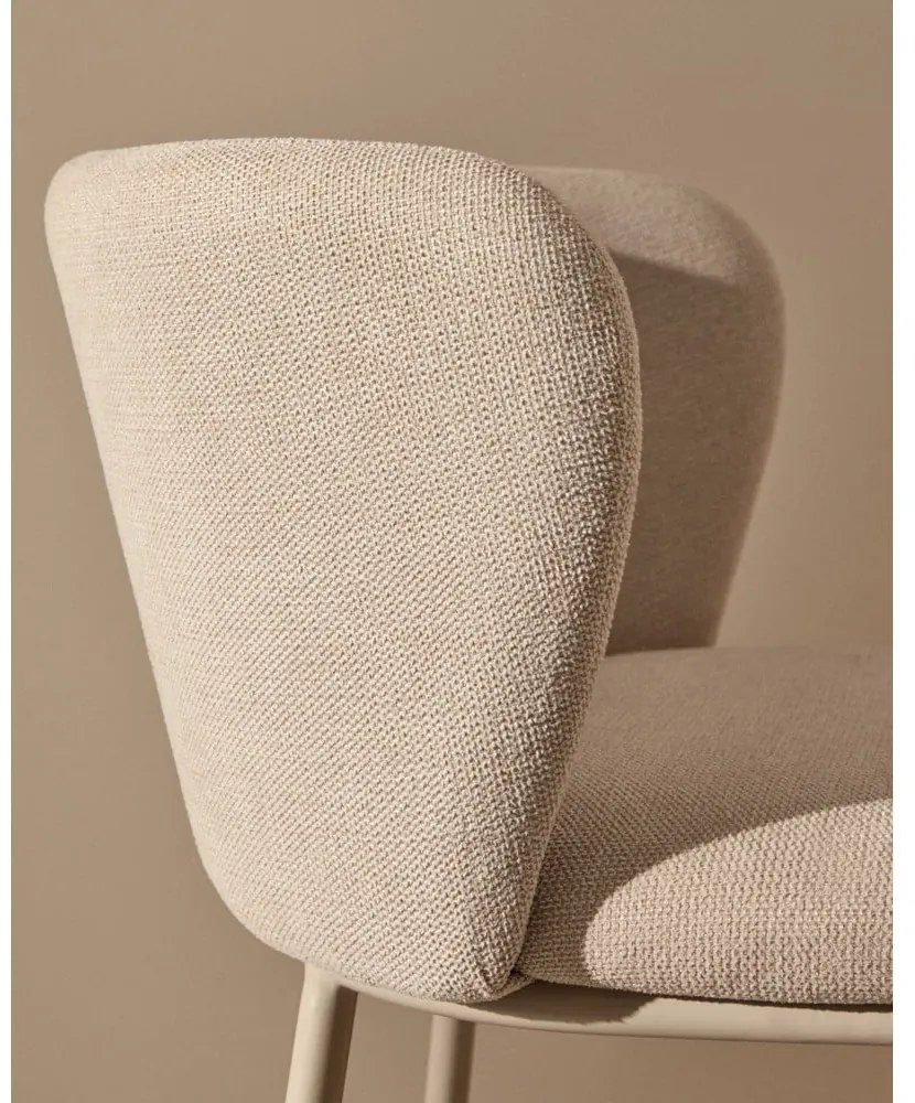 Bézs bárszék (ülésmagasság 75 cm) Ciselia – Kave Home