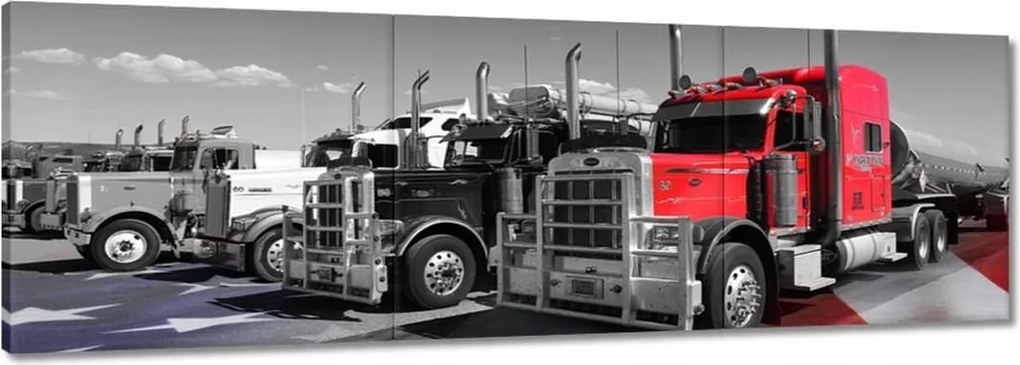 Vászonkép 90x30 Nyergesvontató