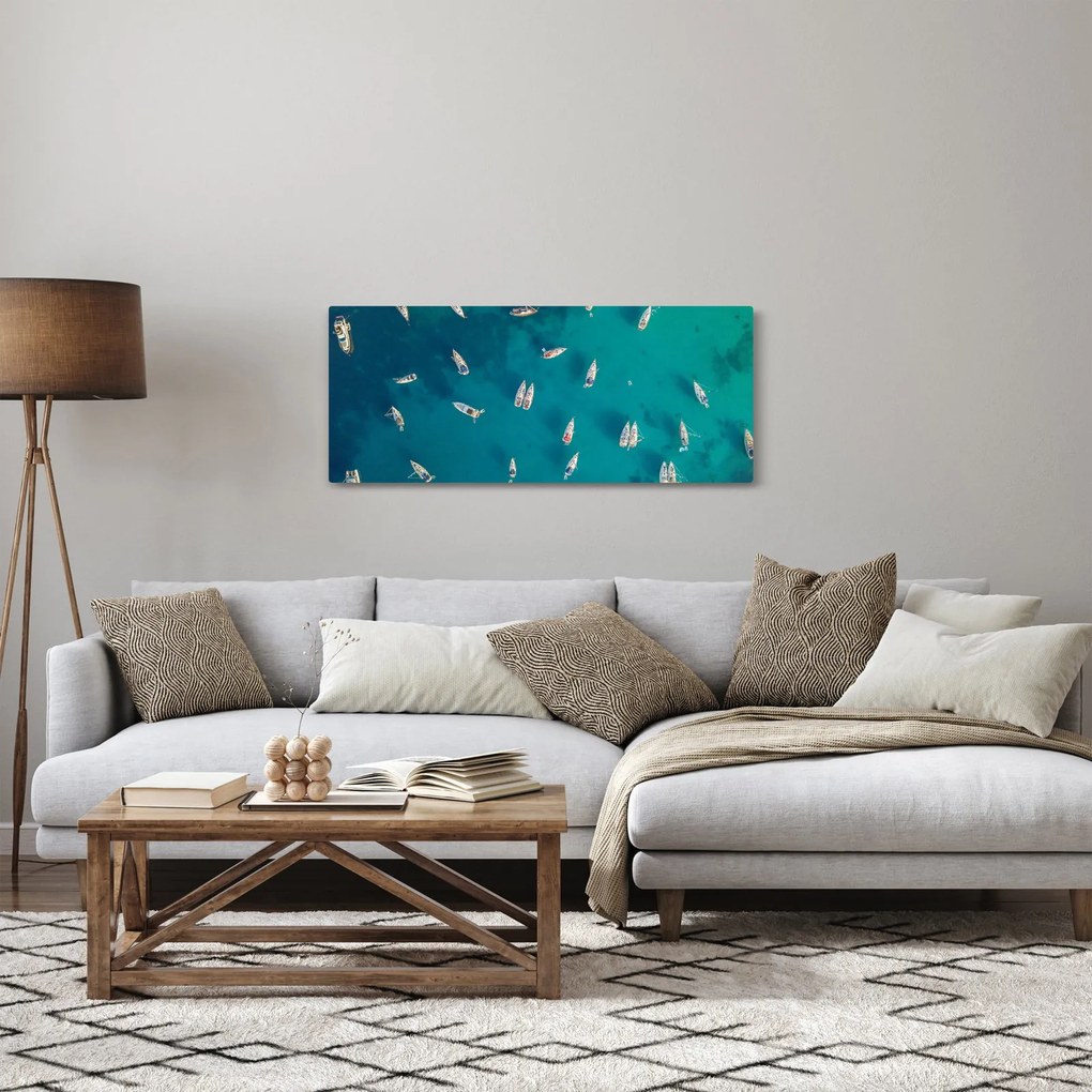 Kép - Vitorlások (120x50 cm)