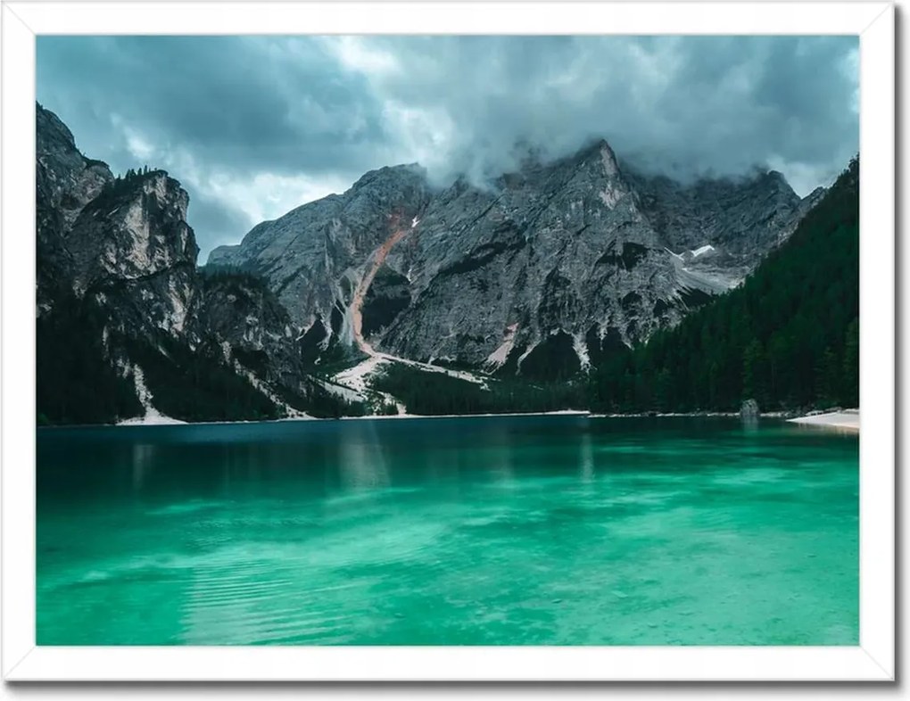 Poszterek keretben 40x30 Hegyi tó Tájkép