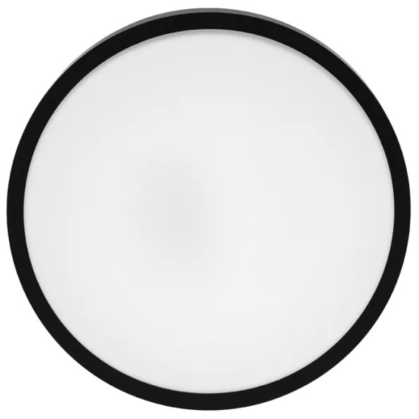 Ecolite W3090-18W/CR - LED Fürdőszobai mennyezeti lámpa LED/18W/230V IP44 fekete