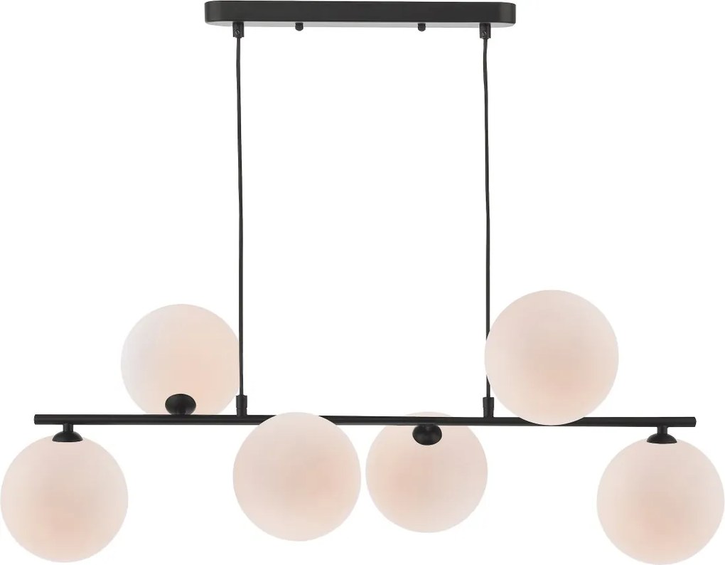 Dar Lighting modern függeszték spiral fehér matt fekete darspi6422-23