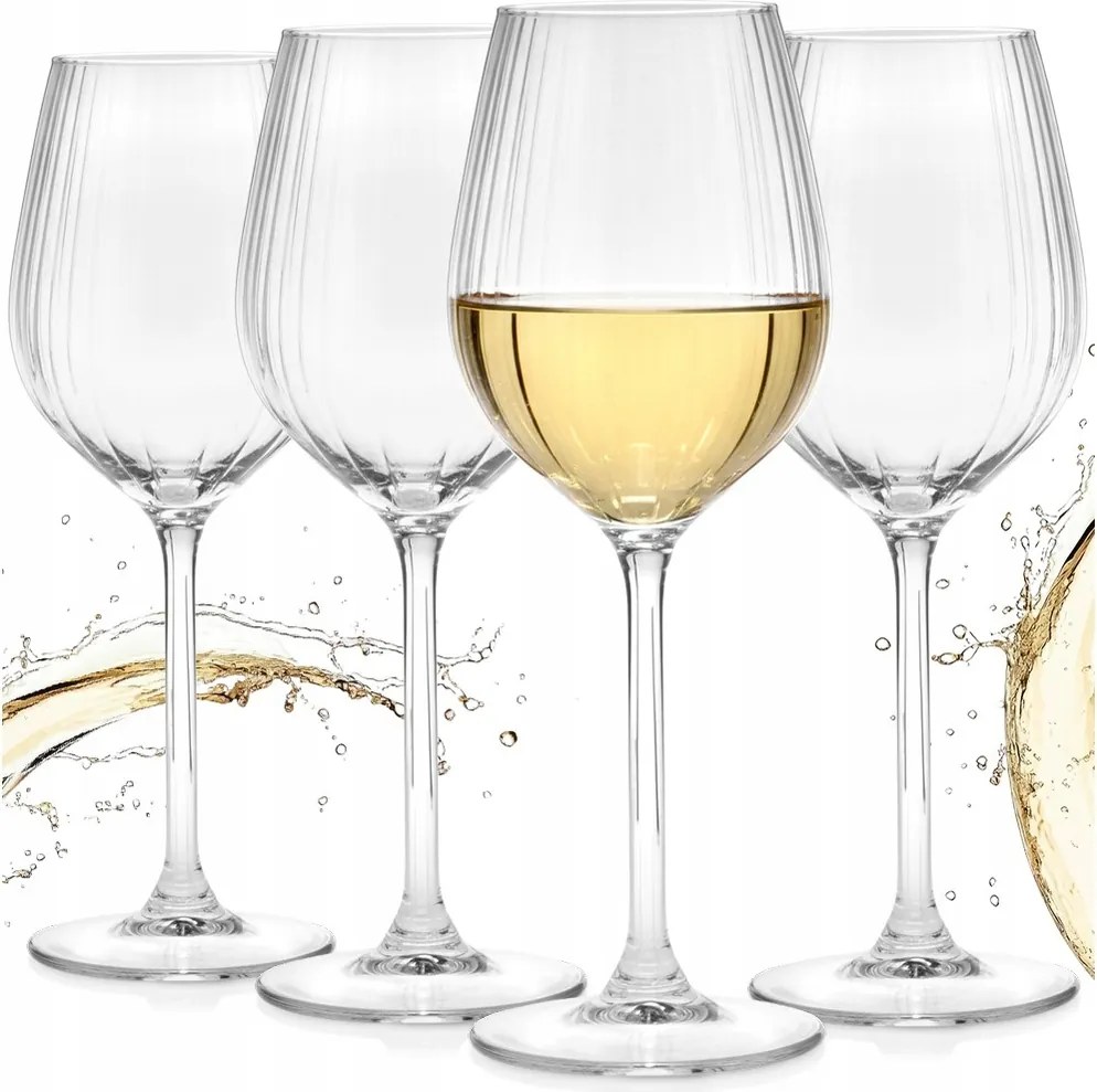 4x Borospohár fehér vörös víz pohár szett 380 ml