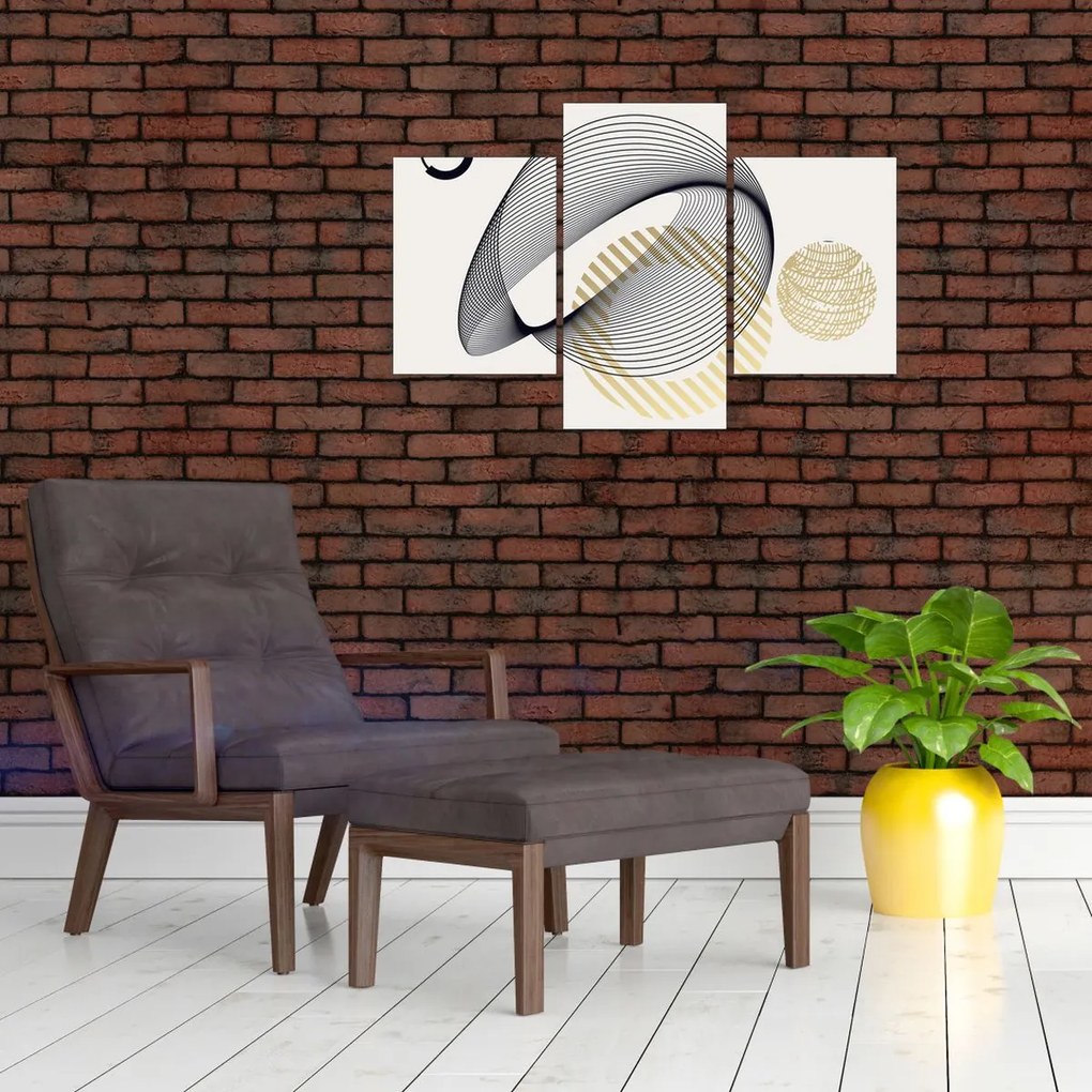 Kép - Geometriai formák N⁰3 (90x60 cm)