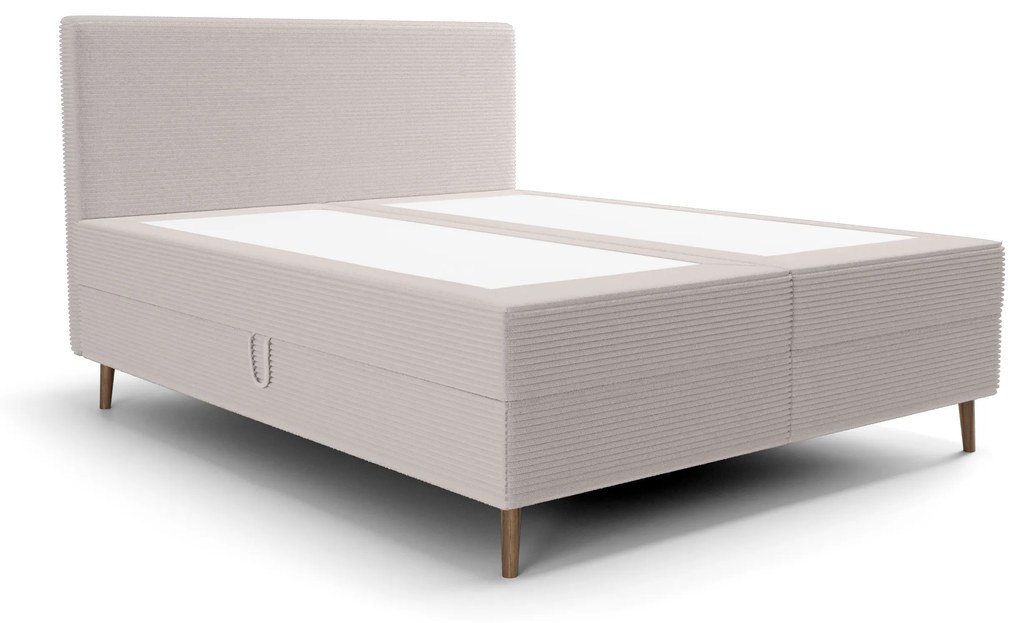 Egyszemélyes ágy 120 cm Napoli Bonell (fehér) (ágyráccsal, tárolóhellyel). Akció -16%. 1082437